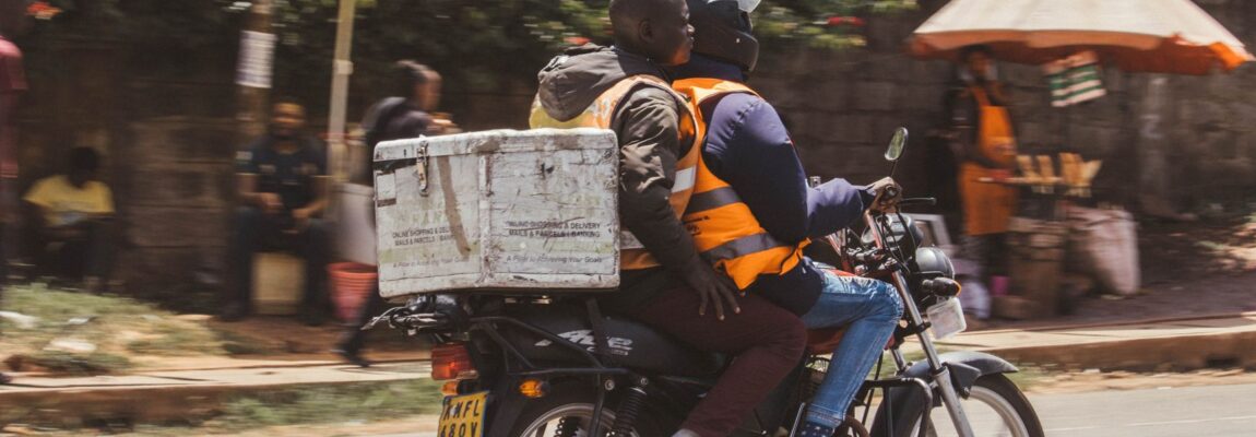 A professional moving truck with storage boxes, ready for relocation services in Nairobi, Kenya.