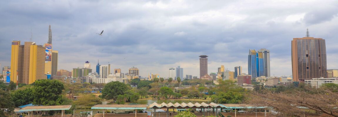 Professional movers in Nairobi CBD loading boxes into a moving truck for relocation services in Kenya.