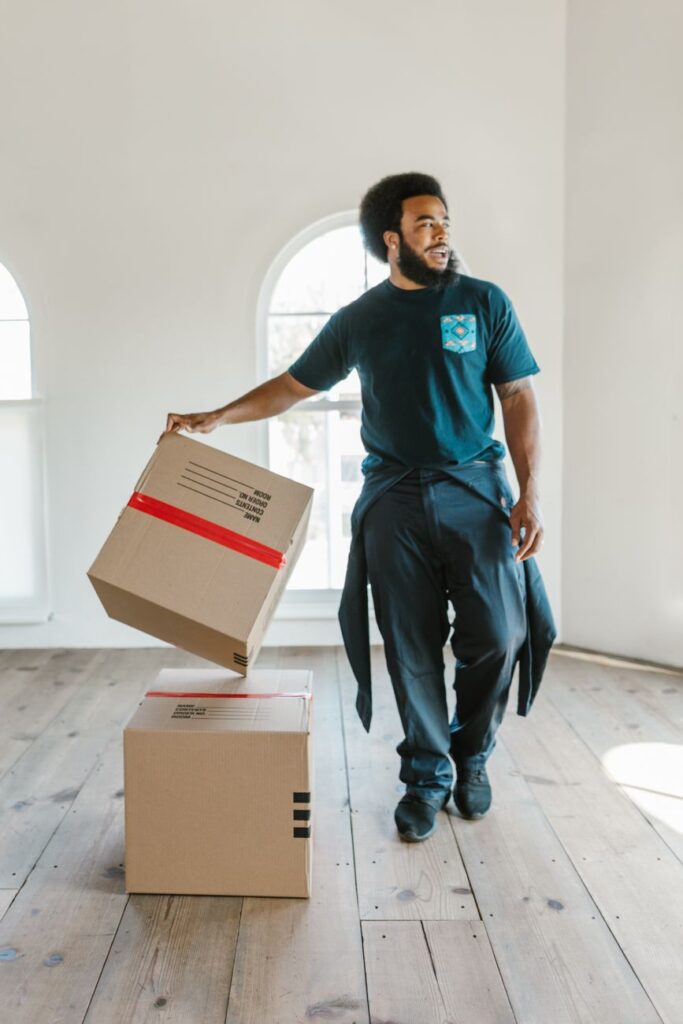 movers mavoko park estate - A collage of moving company contact info, trucks, and professional movers in Mavoko Park Estate,